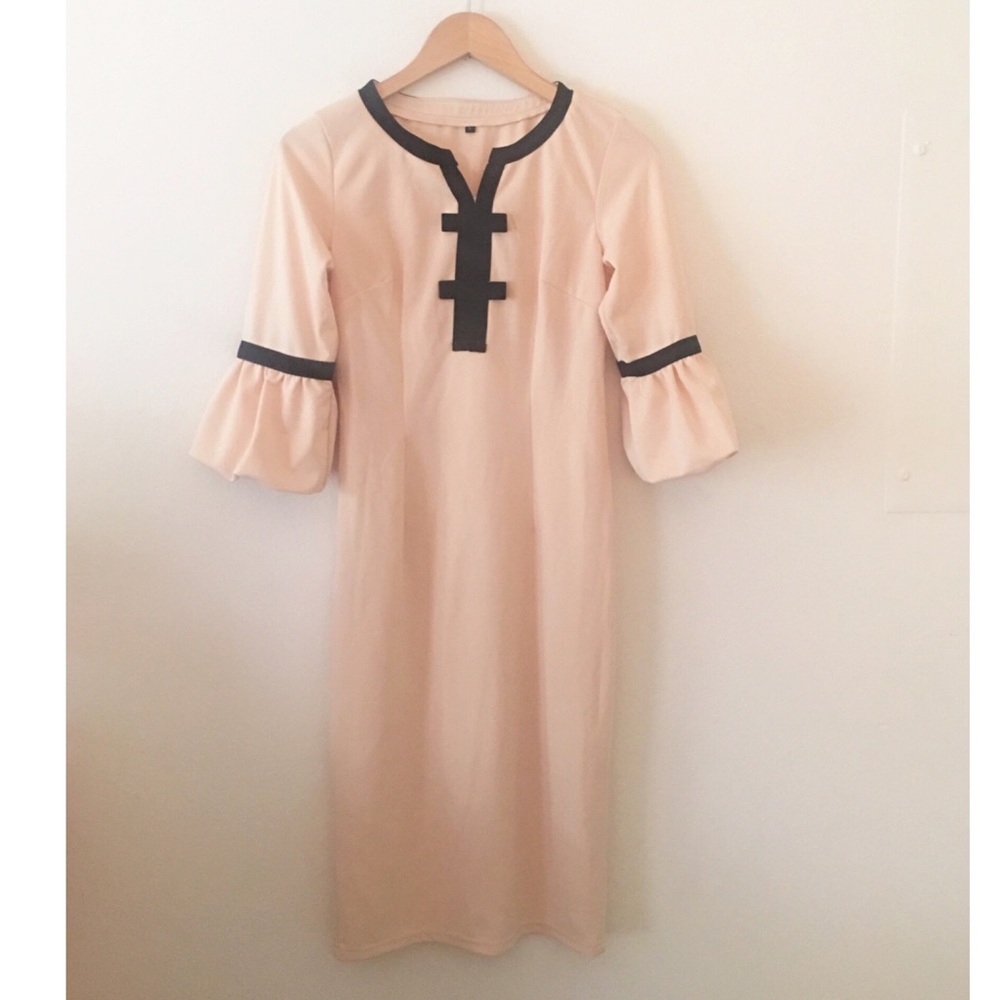 Bell Sleeve Midi Dress  NWOT